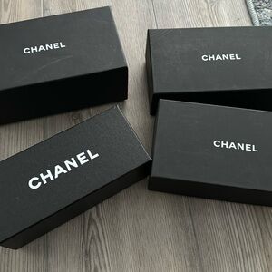 Authentic Chanel sunglass box with book 4 pc bundle